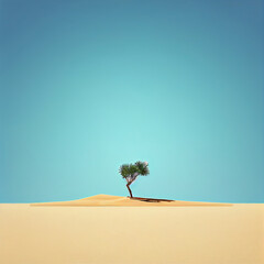 tree on the beach