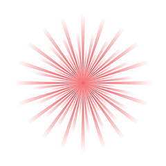 Realistic fireworks celebration