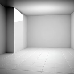 empty white room