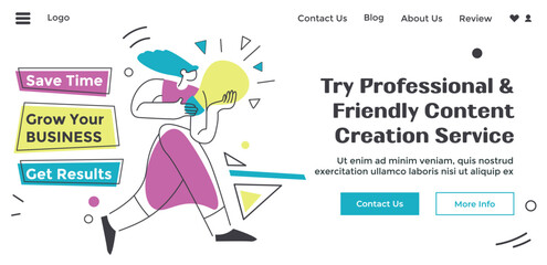 Try professional friendly content creation service
