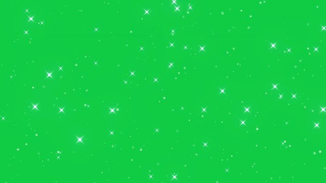 fairy sparkles magic glitter green screen background