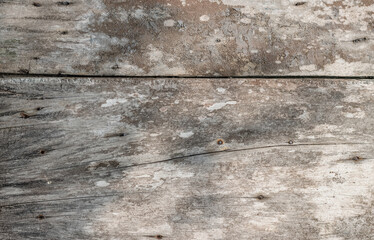 Rough textured old abandoned wooden board