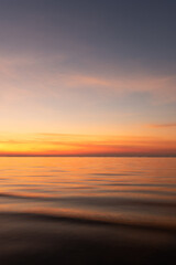 Beautiful sea and twilight sky