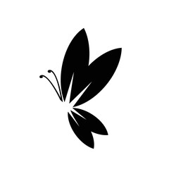 a luxurious and simple black and white butterfly, suitable for use in all fields, especially those related to the animal world and beauty