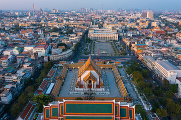 The Giant swing landmark of bangkok thailand