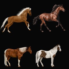  horses running
horse and foal
 horses 