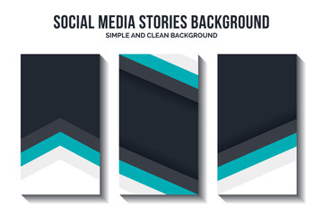 social media stories background with simple and clean line ornament