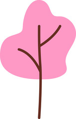 deciduous tree illustration