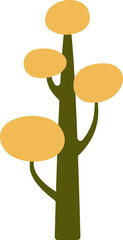 deciduous tree illustration