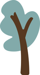 Obraz premium forest tree icon illustration