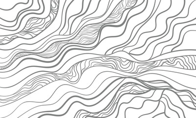 abstract wave line art drawing vector illustration background
