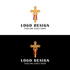 Christian Cross Logo Design