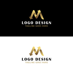 Letter M Logistic Logo Design - Courier Logo - Delivery Logo - Transport Logo
