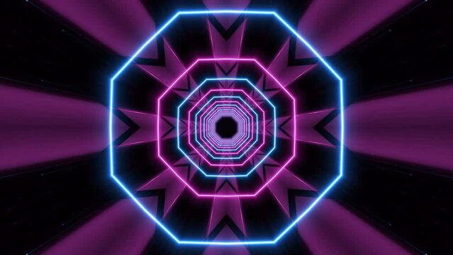 VJ light event particles concert dance game edm music stage party openers titles led neon tunnel background loop