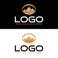 Mountain Construction Logo Design