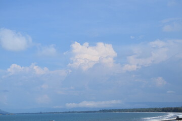 The beautiful nature of Papua, Indonesia. The northernmost province in Indonesia. Sea, beach and forest.