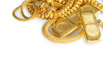 Gold bar and Gold Jewellery