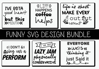 FUNNY SVG  BUNDLE