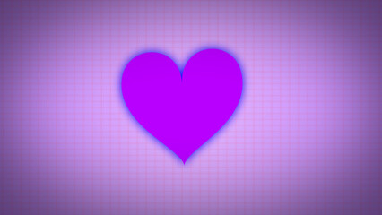 Dancing Heart Valentines Background, seamless looking background, valentine Love heart dancing on simple animated romantic background in high resolution, easy to use.