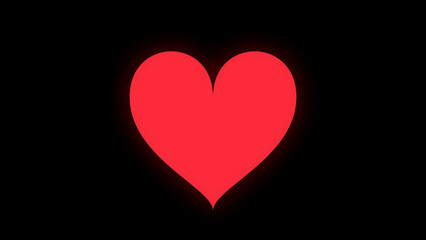 Valentine Heart Love Scale up, Beating Heart Animation