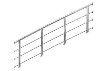 Stainless steel staircase railing incline