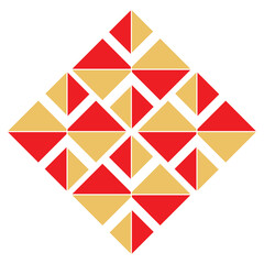 Geometrical abstract pattern design element