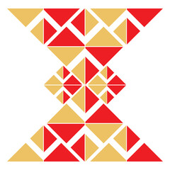 Geometrical abstract pattern design element