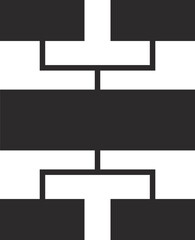 Fototapeta premium mind map glyph flat icon, infographic design