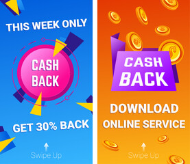 This week only, cash back, download online service