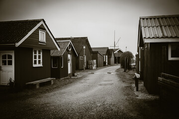 Traditionelles Fischerdorf Dänemark Skandinavien