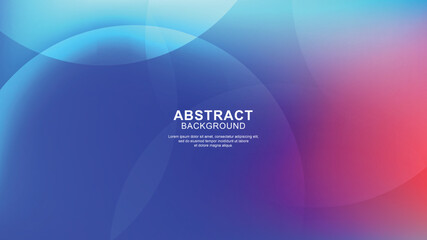 Modern circles background with gradient style