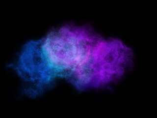 Blue Galaxy Background