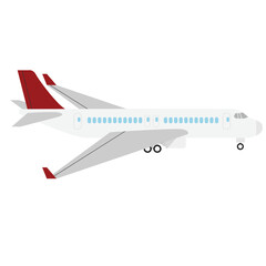 airplane aircraft isolated in minimal design