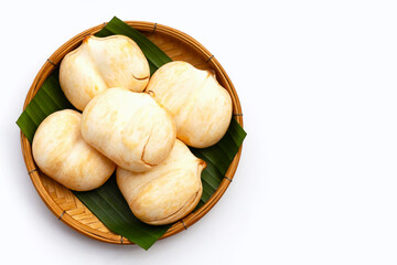 Toddy palm on white background.
