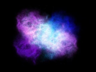 Blue Galaxy Background