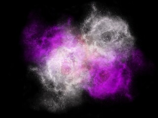 Blue Galaxy Background