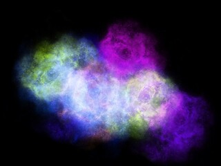 Blue Galaxy Background