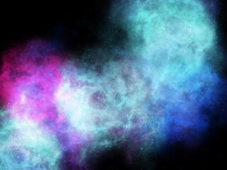 Blue Galaxy Background