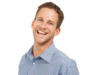 Obraz premium Studio portrait of a handsome young man posing Isolated on PNG background.