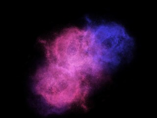 Blue Galaxy Background
