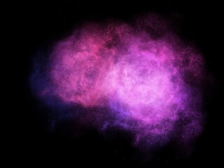 Blue Galaxy Background