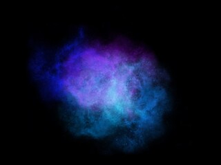 Blue Galaxy Background
