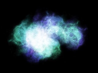 Blue Galaxy Background
