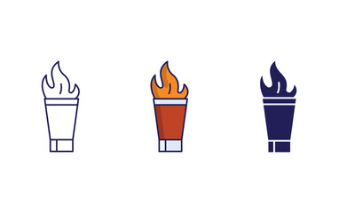 Flame shots drink