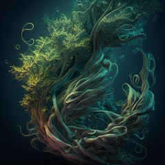 seaweed in nature Generative AI