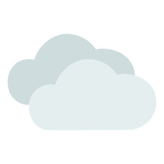 clouds flat icon