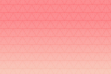 Fototapeta premium Pattern with geometric elements in pink-gold gradient tones. vector abstract background for design