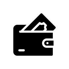 wallet glyph icon