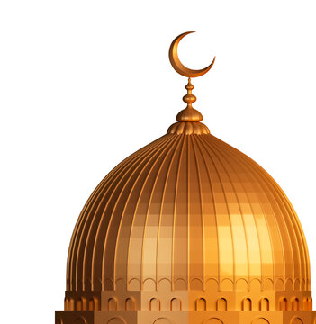 Ramadan kareem 3d mosque cutout