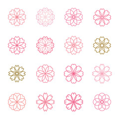 さくら　花びら　アイコン